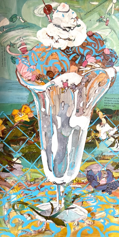 Ice cream by artist Laurie Carswell